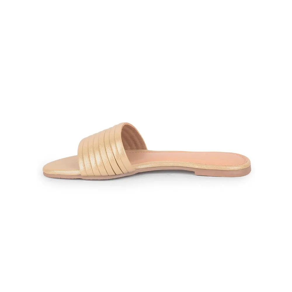 Senorita Casual Goldene Slides Damen STY-51E von Liberty