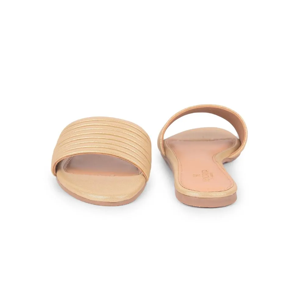 Senorita Casual Goldene Slides Damen STY-51E von Liberty