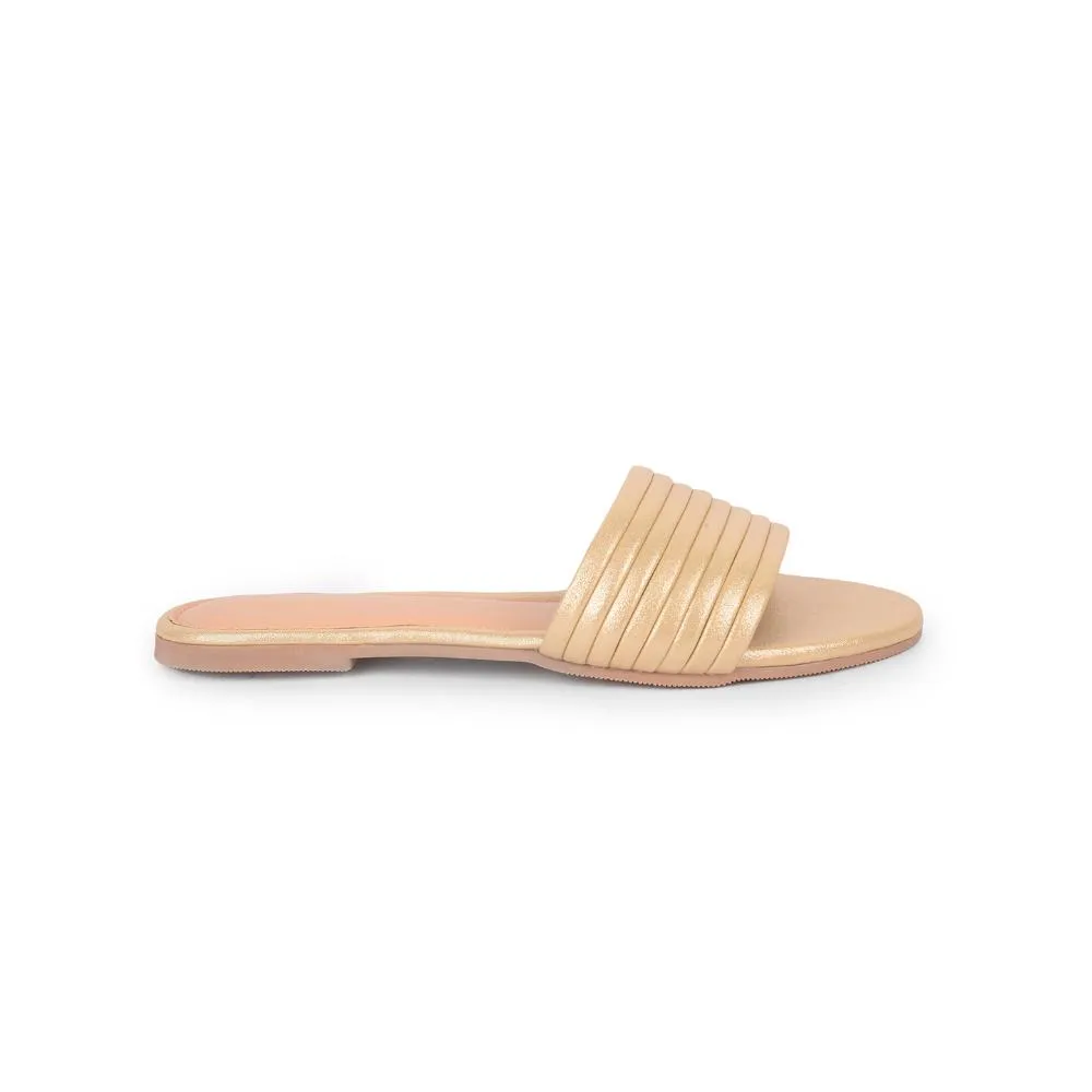 Senorita Casual Goldene Slides Damen STY-51E von Liberty