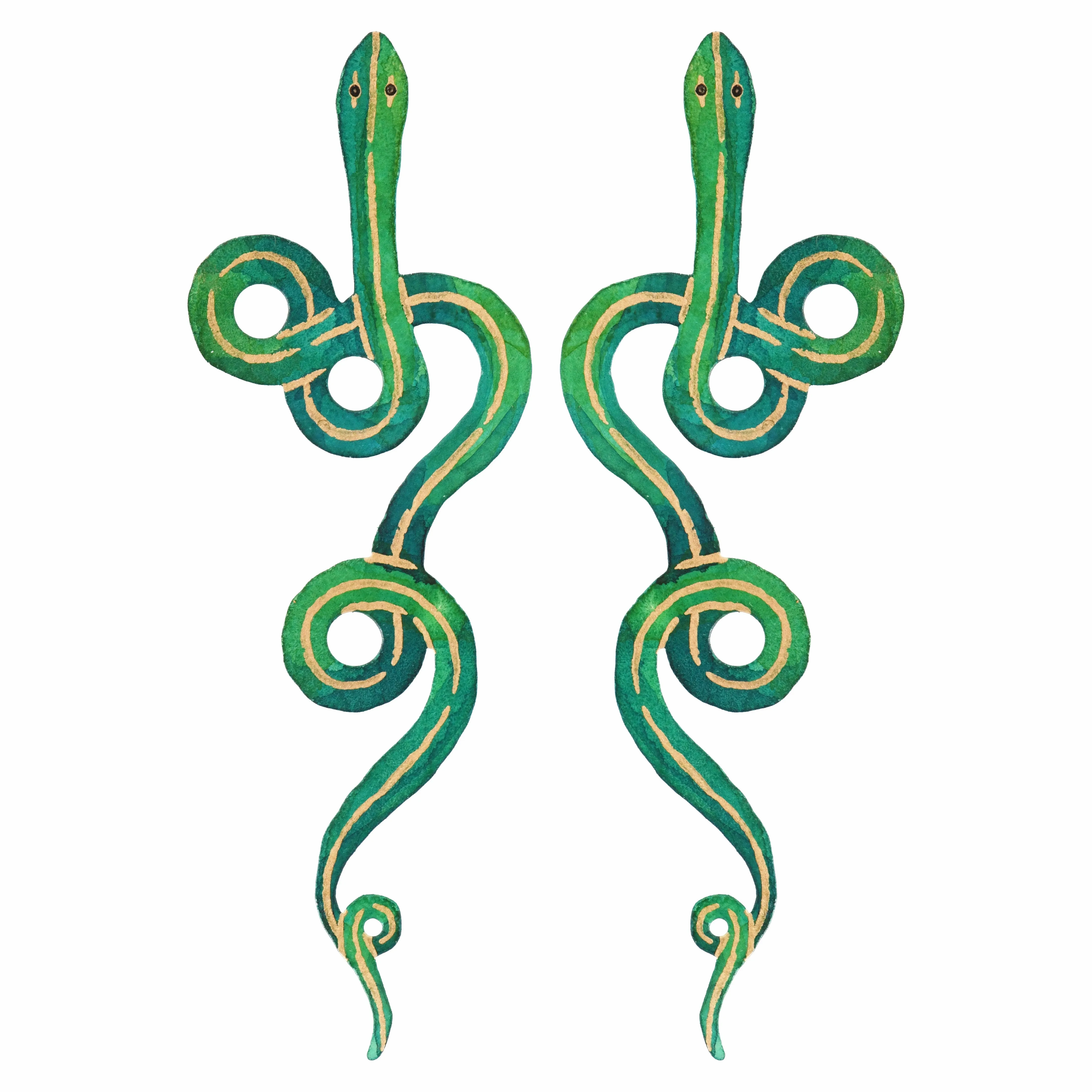 Serpentine Earrings