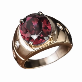 Shadow Men's Red Ring 