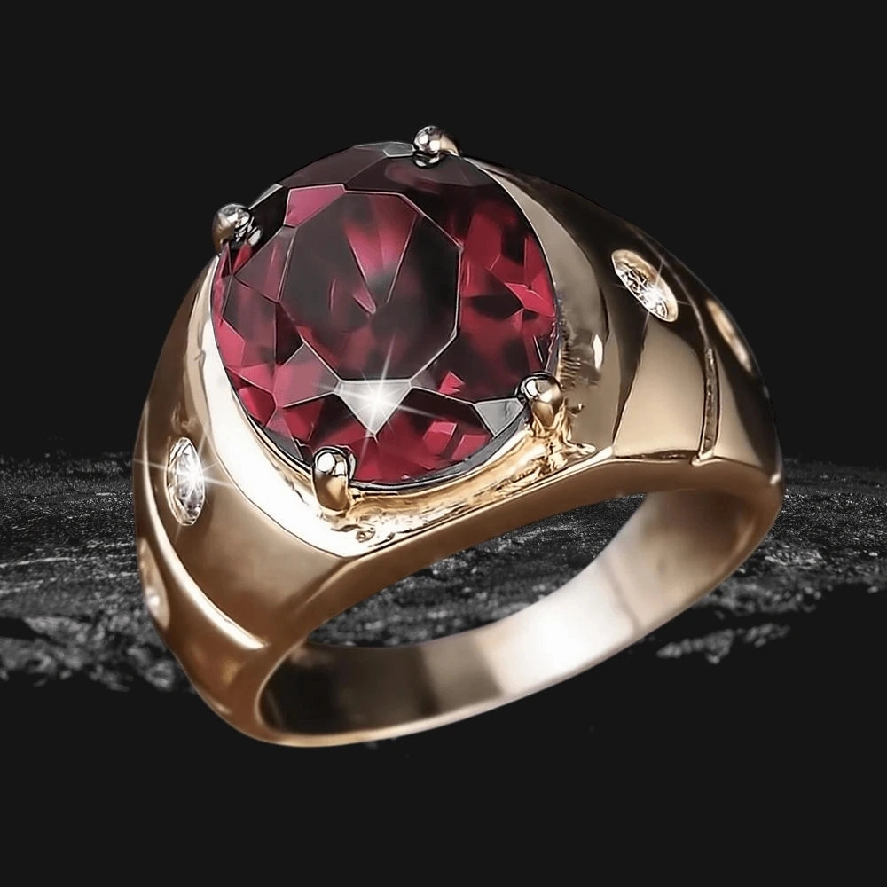 Shadow Men's Red Ring