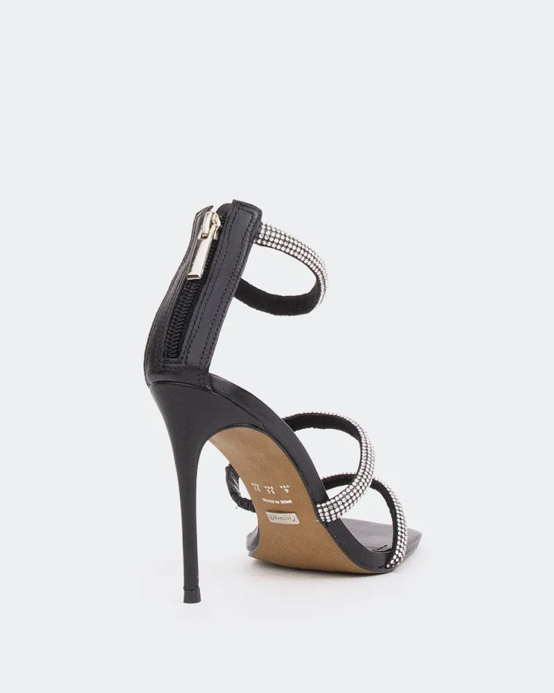 Shamari, Schwarz Leder/Cuir Noir