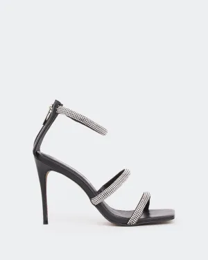 Shamari, Schwarz Leder/Cuir Noir