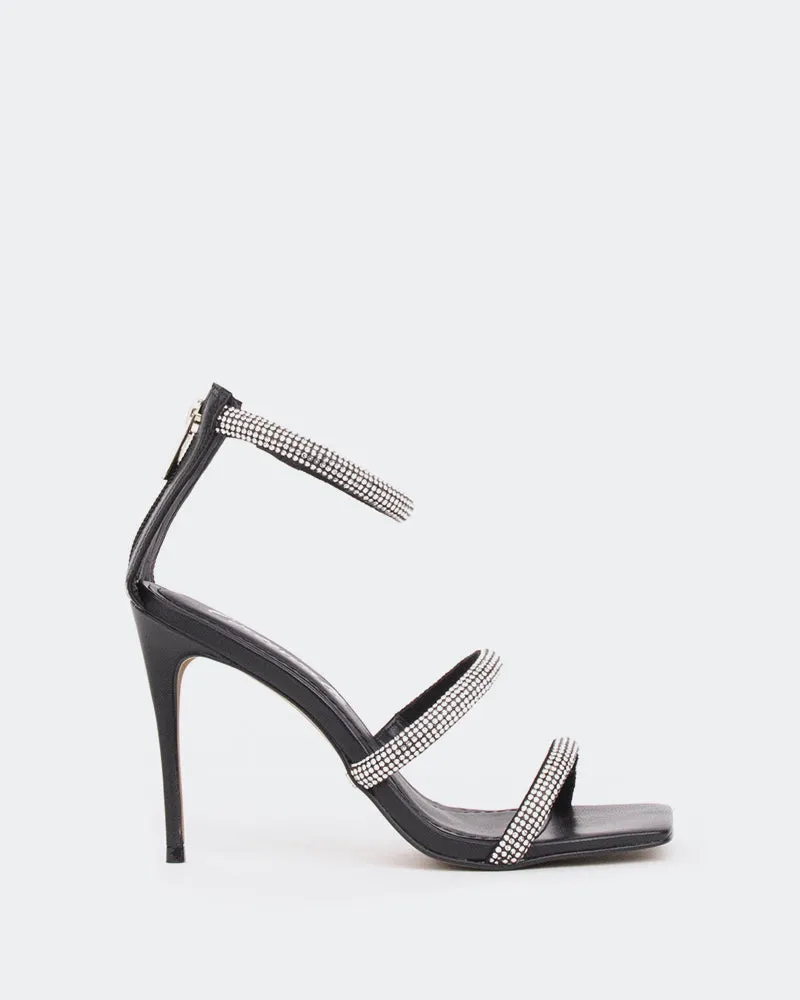 Shamari, Schwarz Leder/Cuir Noir