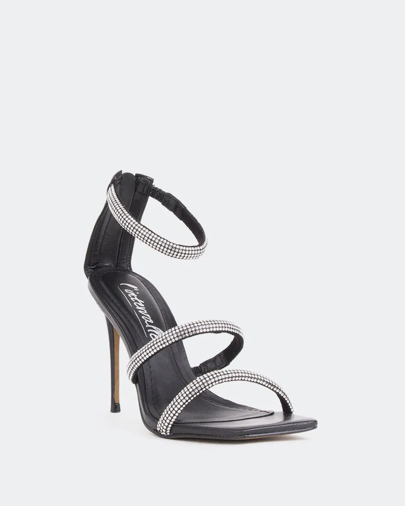 Shamari, Schwarz Leder/Cuir Noir