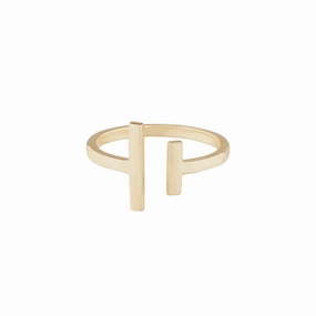 Shashi Ana Ring Gold, Vermeil on Sterling Silver fashion-jewelry  