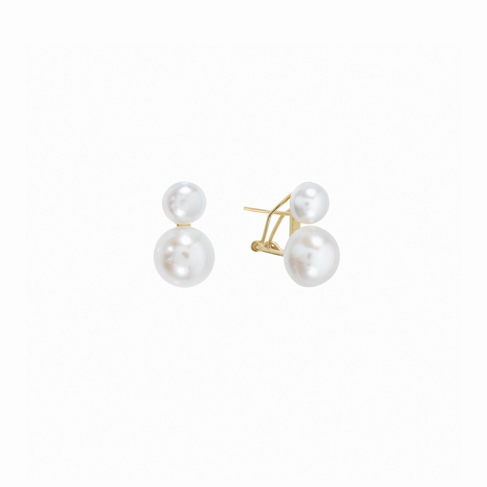 Shashi Bianca Earring Vermeil on Sterling Silver, Freshwater Pearl fashion-jewelry  