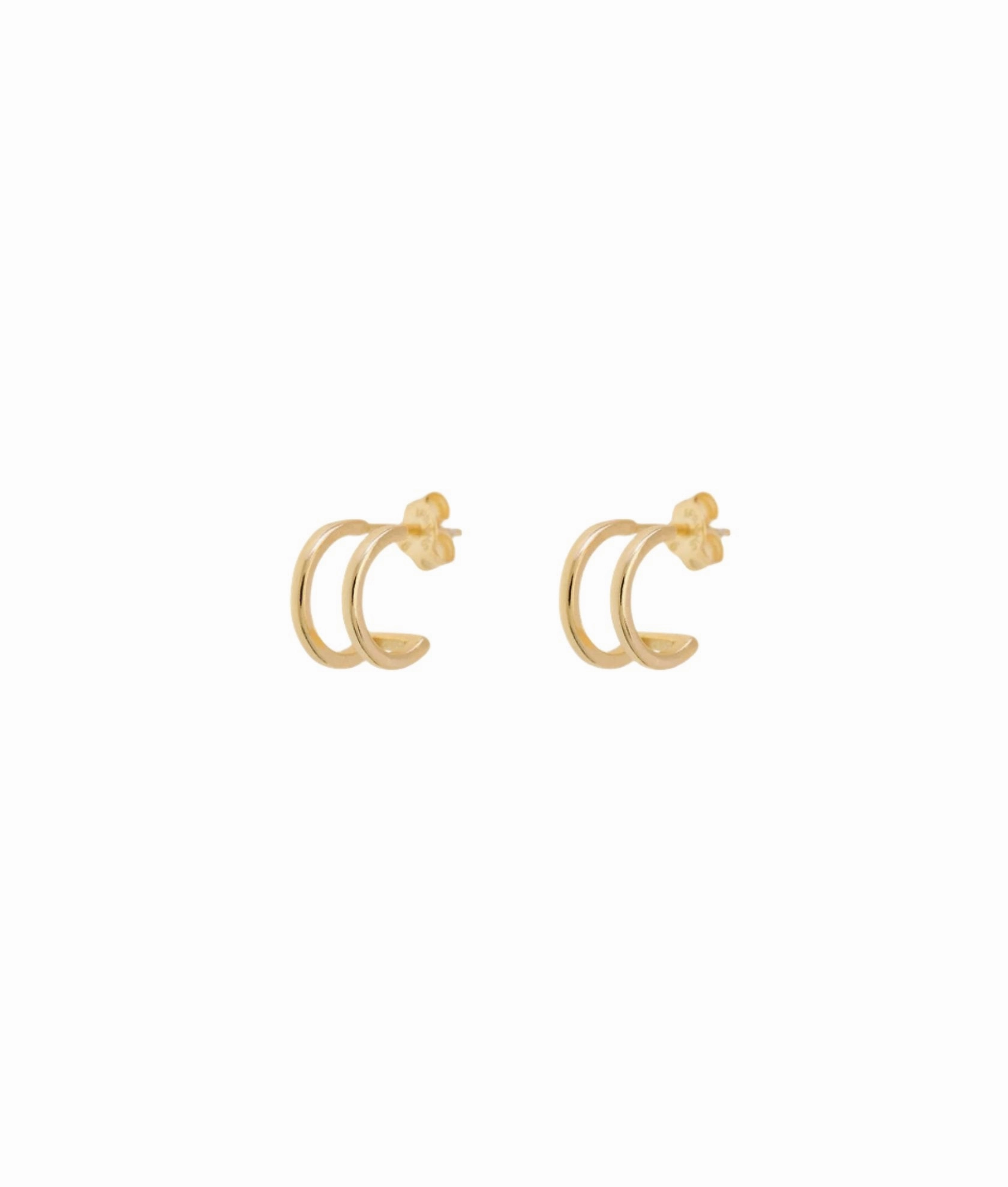 Shashi Erin Hoop Earring, Vermeil on Sterling Silver fashion-jewelry  
