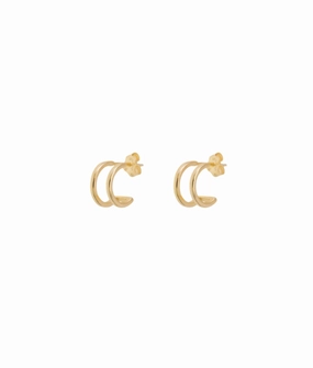 Shashi Erin Hoop Earring, Vermeil on Sterling Silver fashion-jewelry  