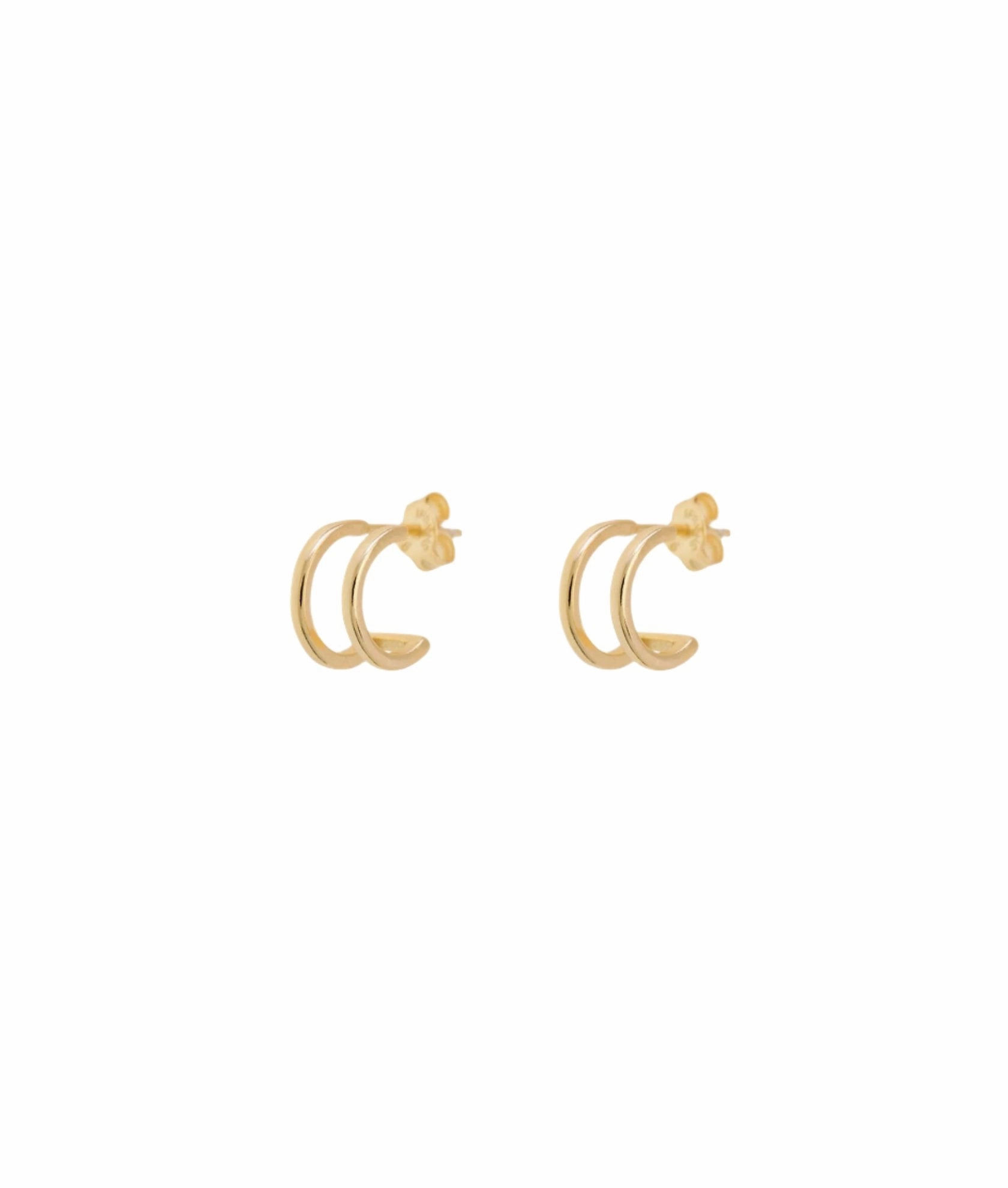 Shashi Erin Hoop Earring, Vermeil on Sterling Silver 