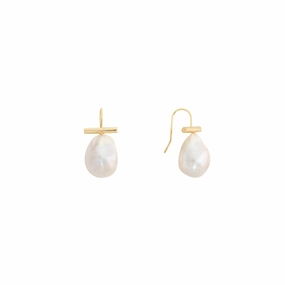 Shashi Giselle Earring Gold Plated 