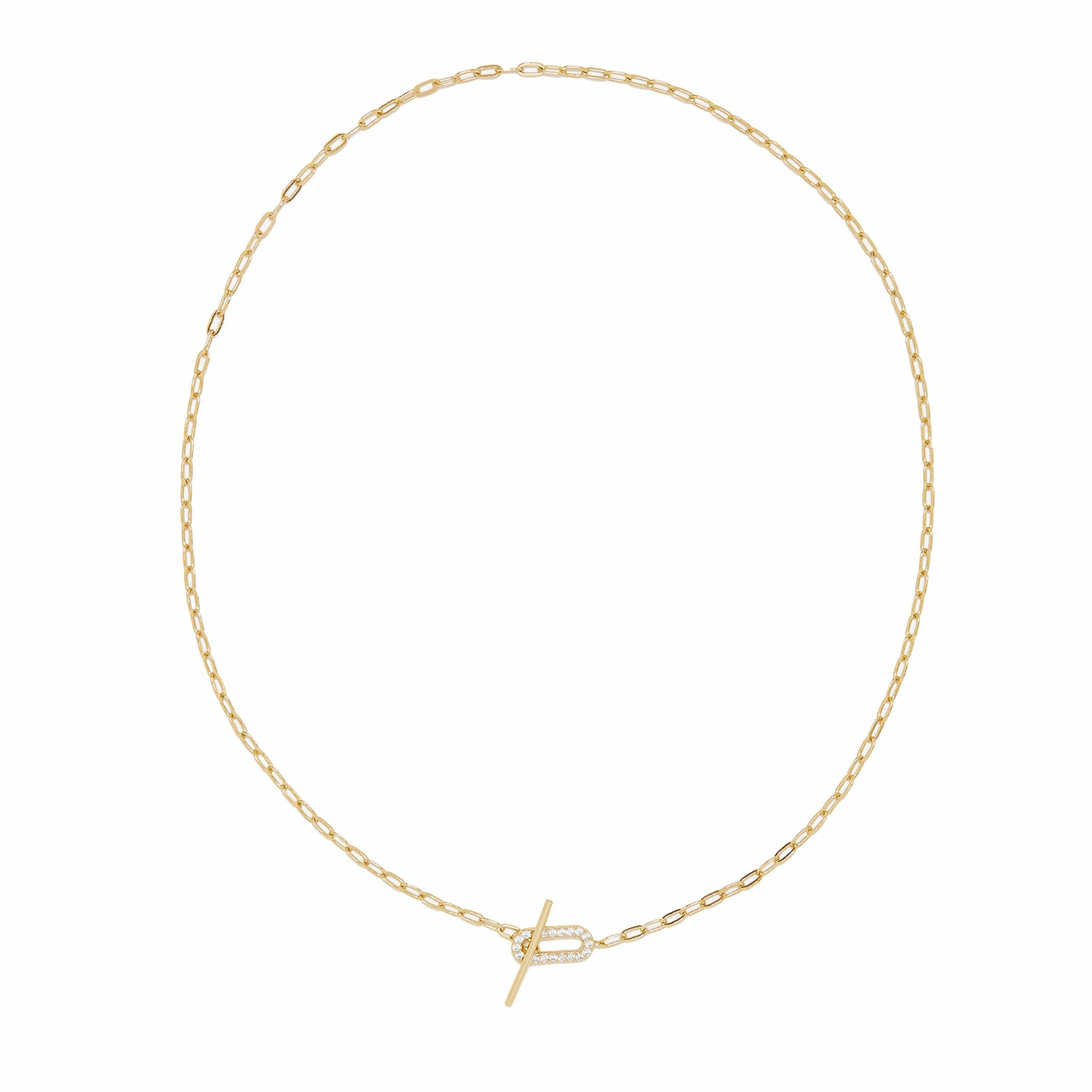 Shashi Jade Pave Necklace Gold Plated fashion-jewelry  