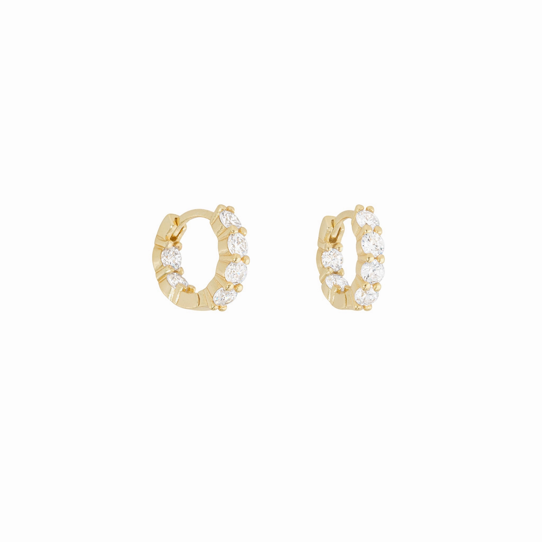 Shashi Manchester Hoop Earring Vermeil on Sterling Silver 