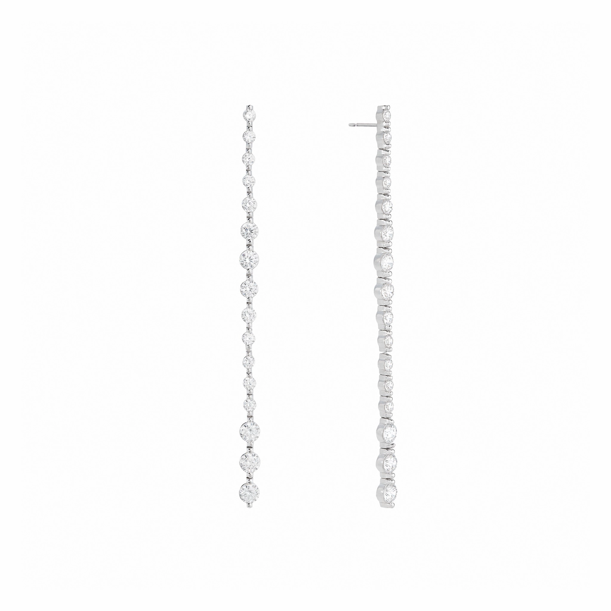 Shashi Tennis Drop Earring Vermeil on Sterling Silver 