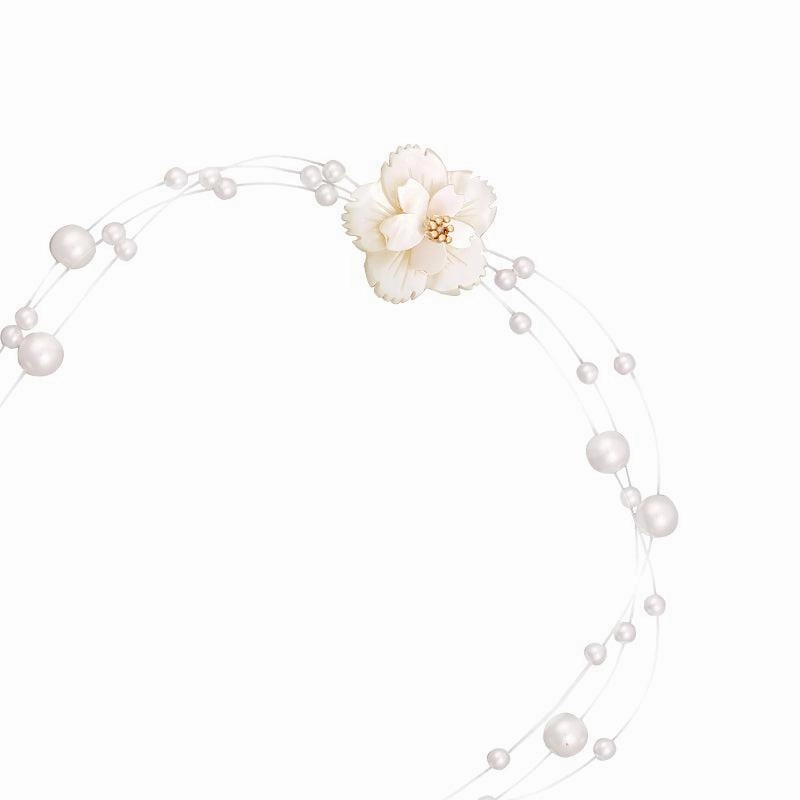 Shell Flower Pearl Clavicle Chain Female