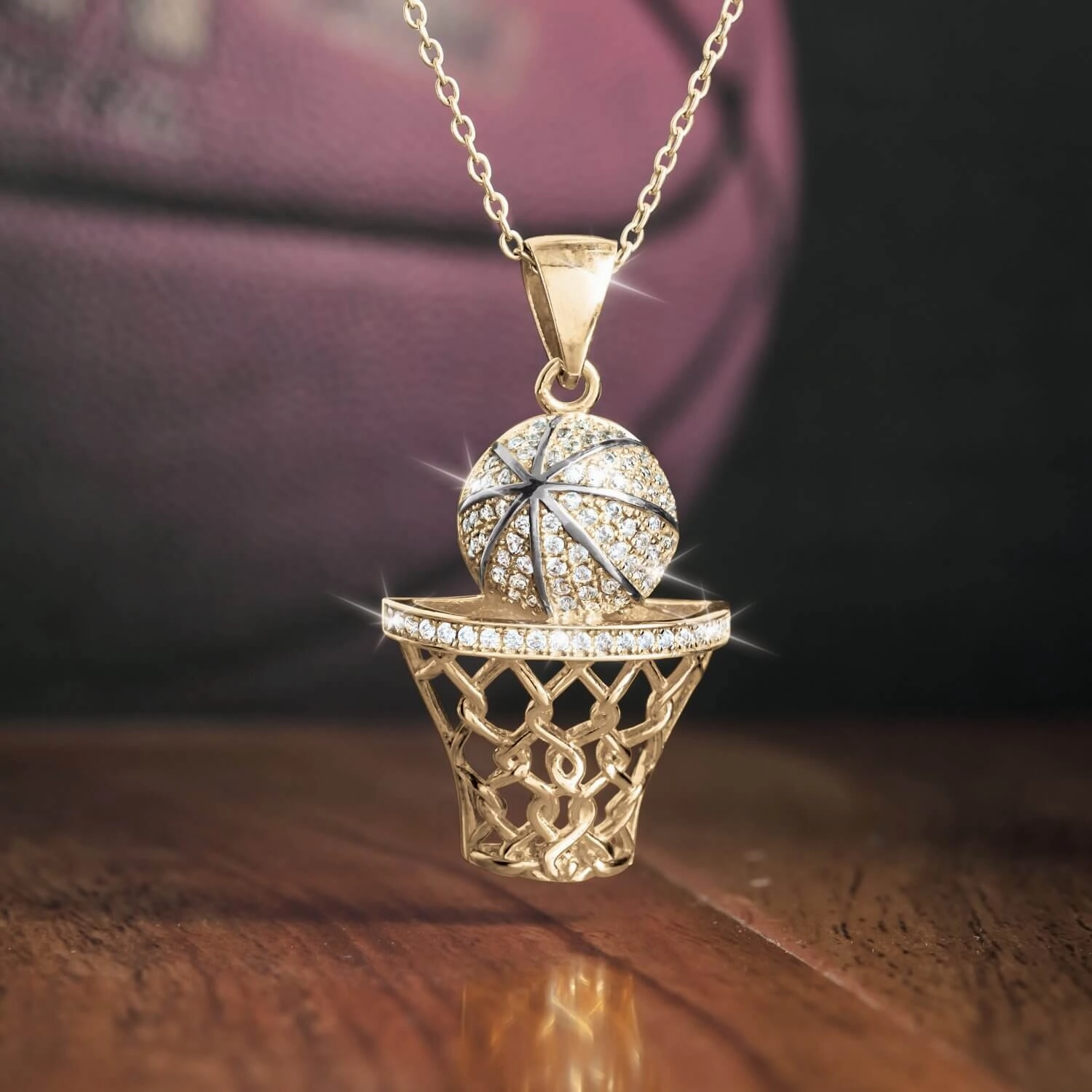 Shoot The Hoop Pendant