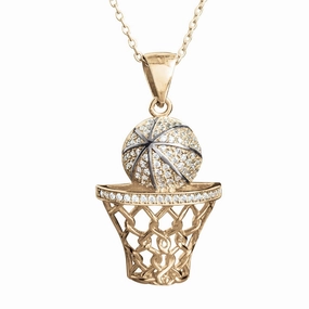 Shoot The Hoop Pendant 