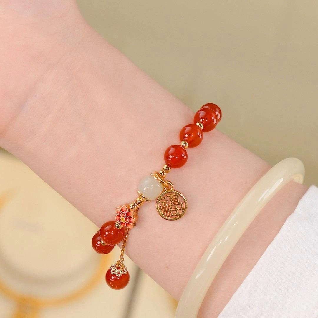 Shore Koi Lucky Red Rope Bracelet