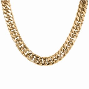 Signature Curb Men's Necklace 