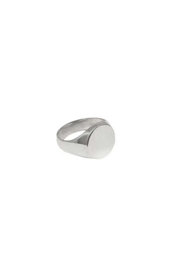 Signet Ring- Circle Silver