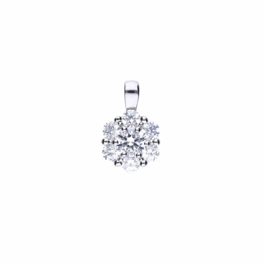 Sil-Whtdfcz-Flwr-Prong texture-silver-ornament  