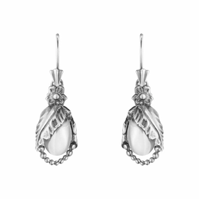 Silver 2023 Heritage Earrings texture-silver-ornament  