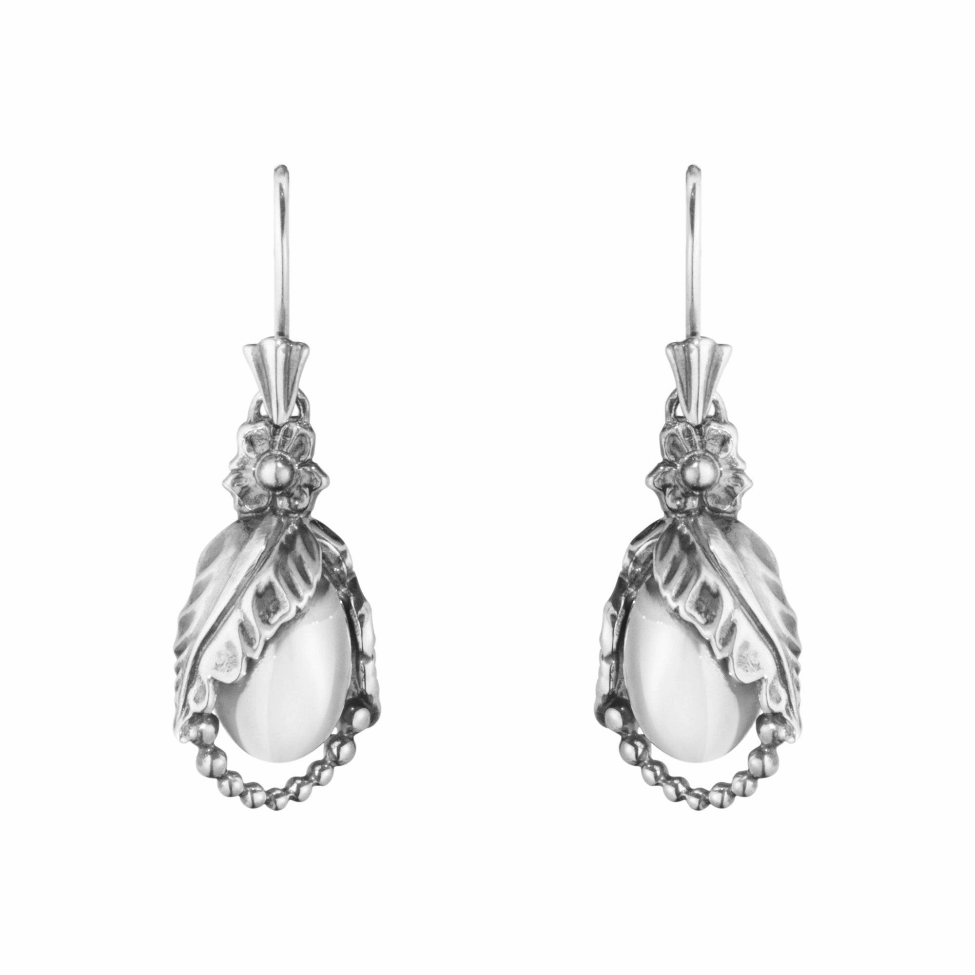 Silver 2023 Heritage Earrings texture-silver-ornament  
