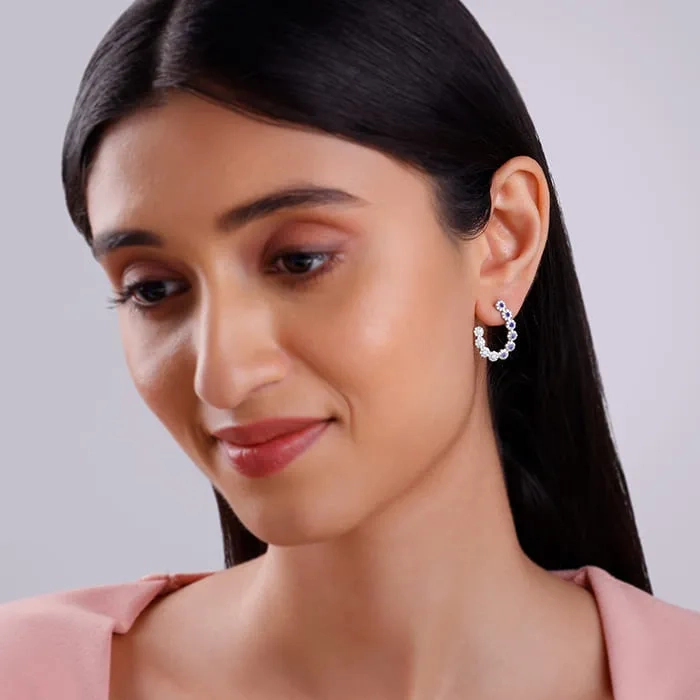 Silver Azul Muse Earrings