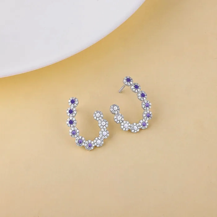 Silver Azul Muse Earrings