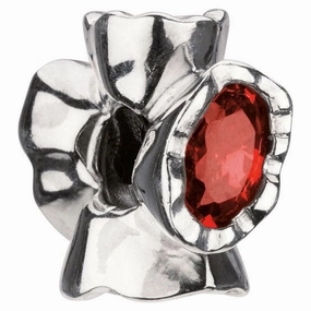 Silver bead - Majestic texture-silver-ornament  