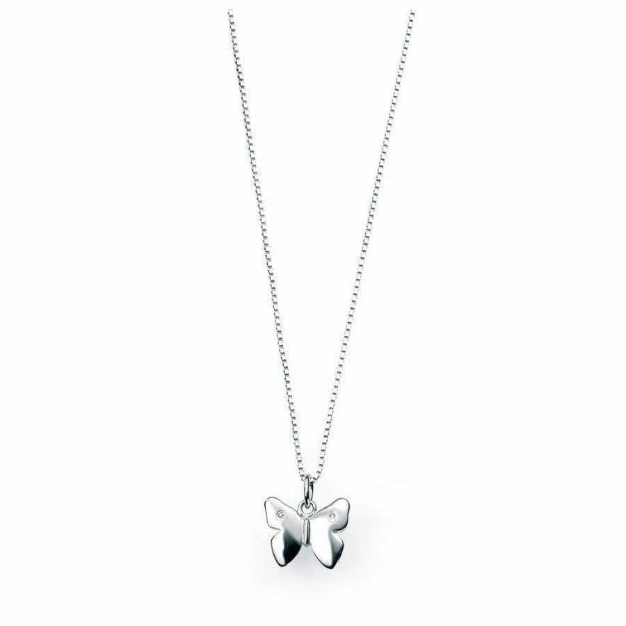 Silver Butterfly Pendant texture-silver-ornament  