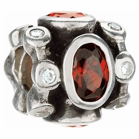 Silver Charm - Royal Garnet texture-silver-ornament  