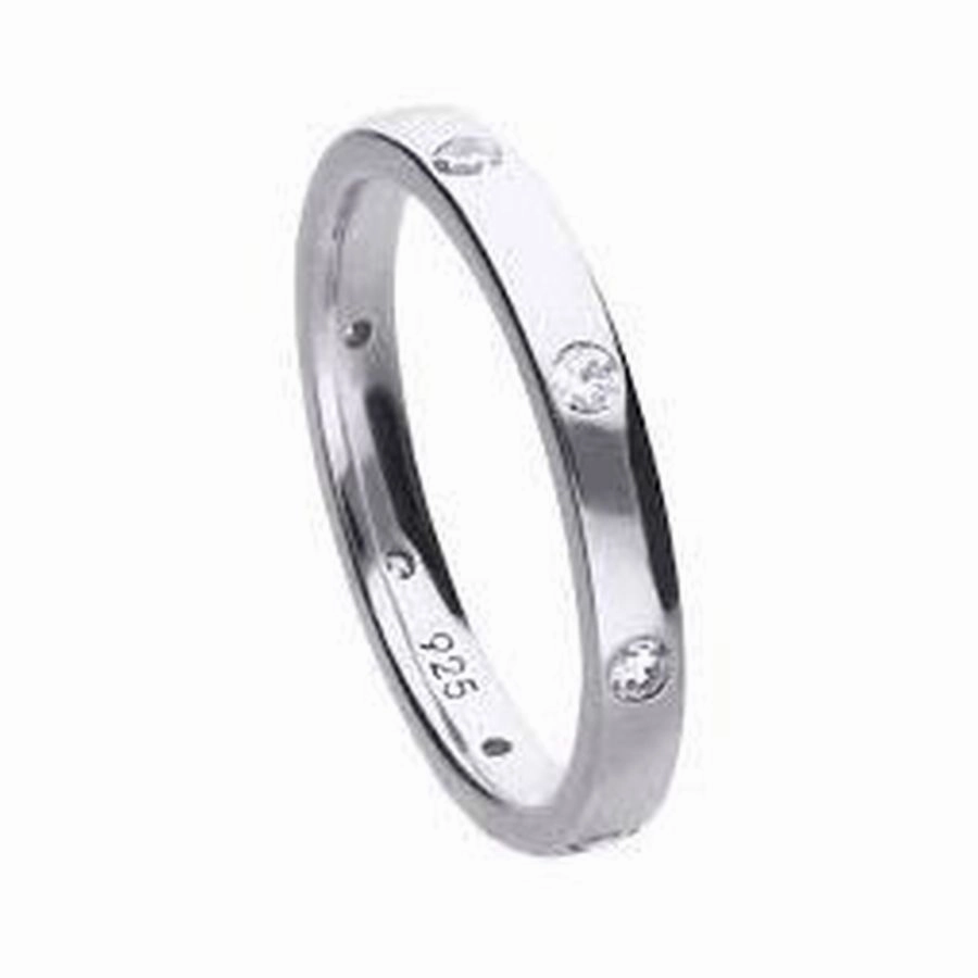 Silver Collectable Cz Ring texture-silver-ornament  