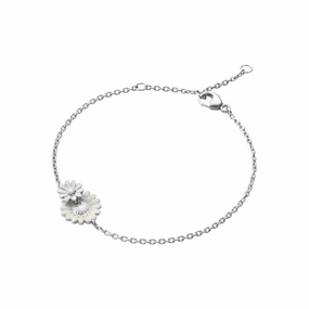 Silver Daisy Bracelet texture-silver-ornament  