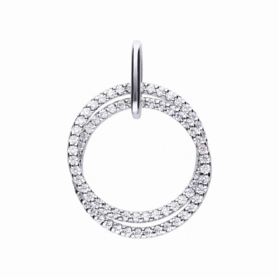 Silver Df Cz-Entw Circ Pnd texture-silver-ornament  