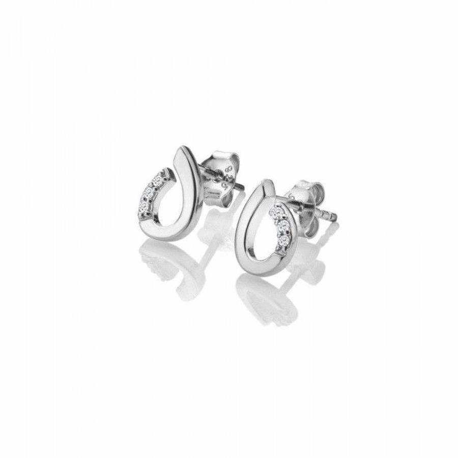 Silver Diamond Set Teardrop Earrings texture-diamond  