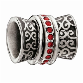 Silver filigree pattern bead - Palazzo Chianti texture-silver-ornament  