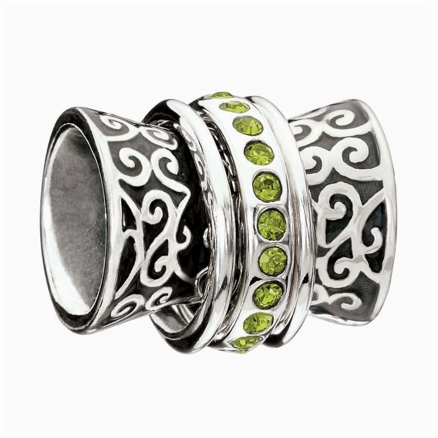 Silver filigree pattern bead - Palazzo Verde texture-silver-ornament  