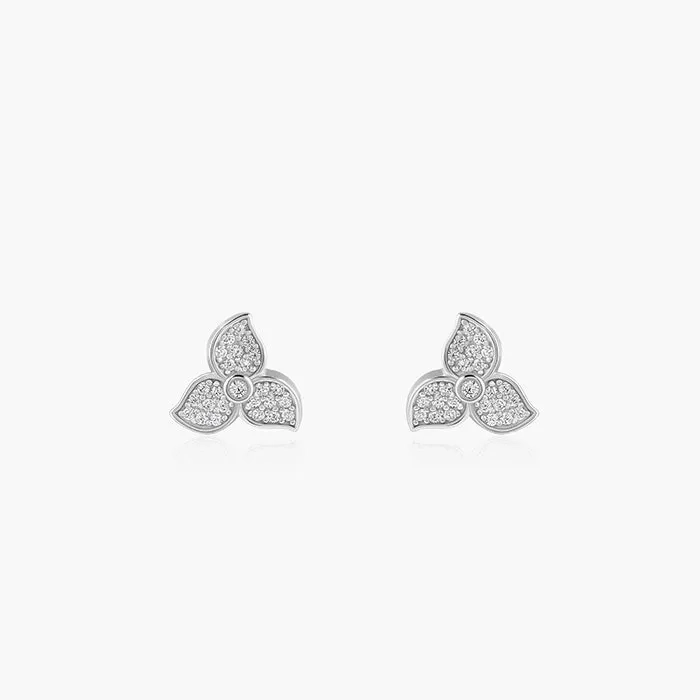 Silver Flowie Studs