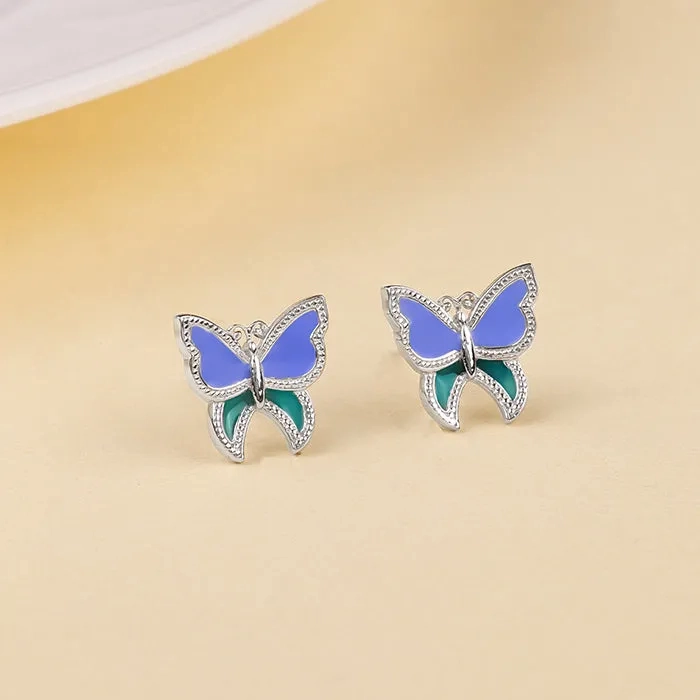 Silver Flutter Muse Earrings