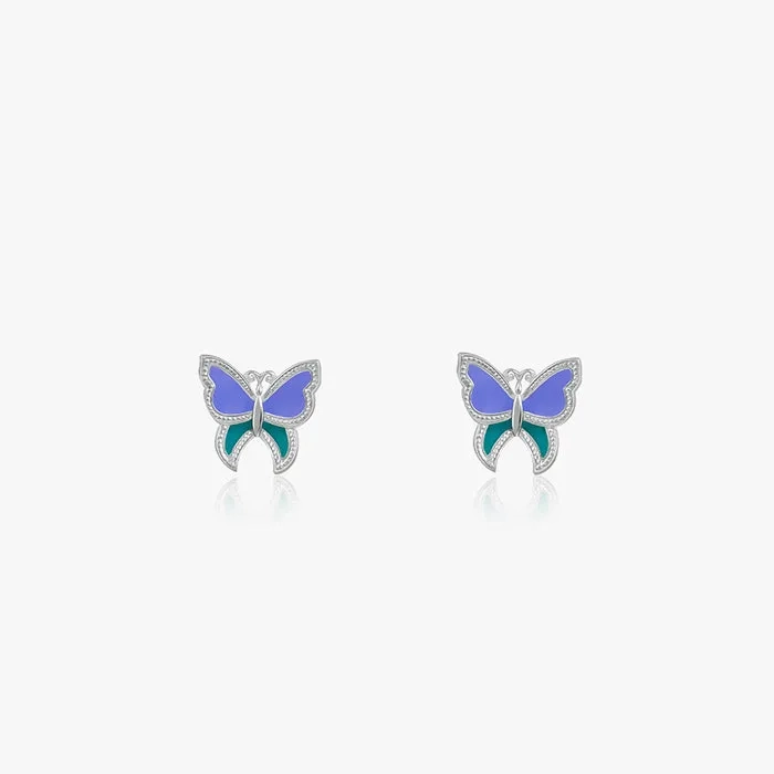 Silver Flutter Muse Earrings