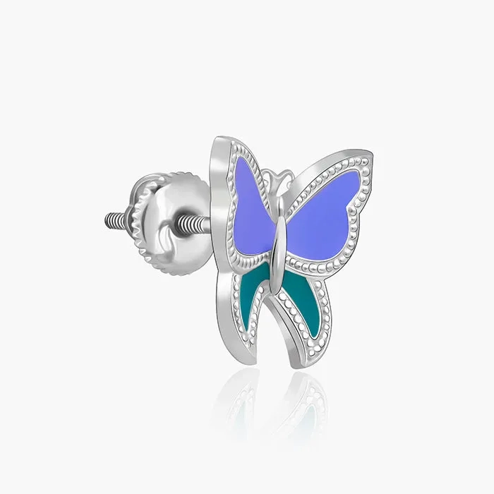 Silver Flutter Muse Earrings