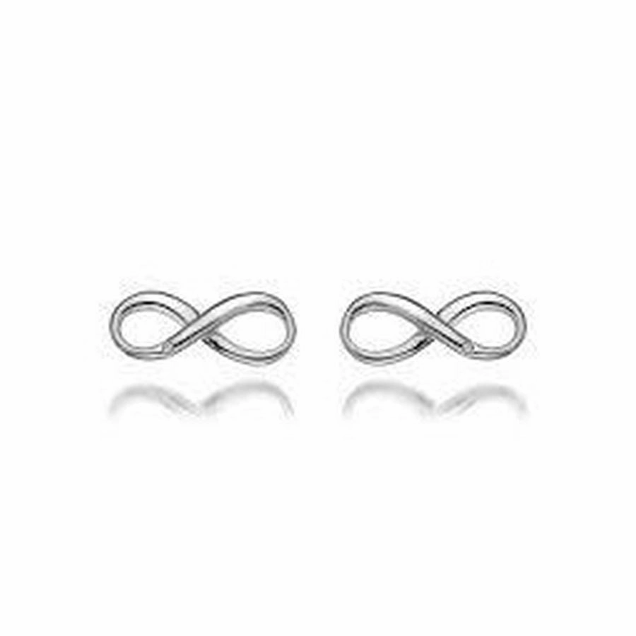Silver Forever Fresh Stud Earrings texture-silver-ornament  