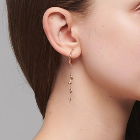 Silver Gilded Fashion Earrings Female 