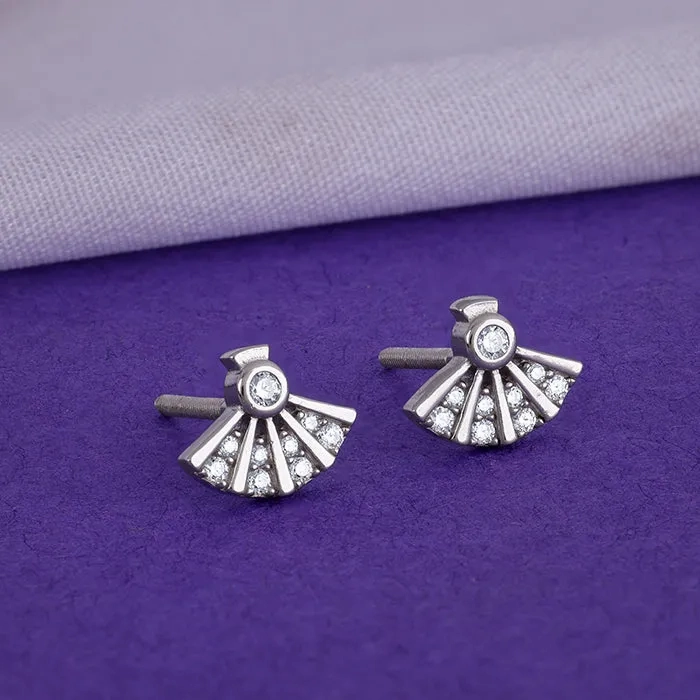 Silver Glowlette Studs