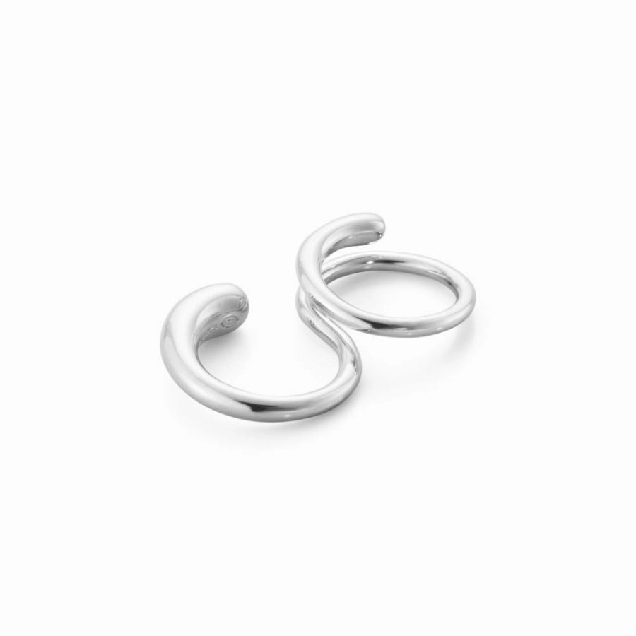 Silver Mercy Double Ring