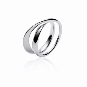 Silver Moebius Ring texture-silver-ornament  