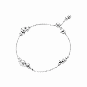 Silver Moonlight Grapes Bracelet texture-silver-ornament  
