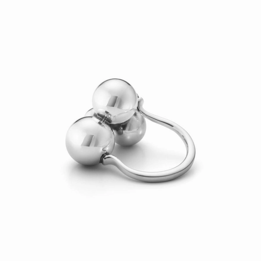 Silver Moonlight Grapes Ring